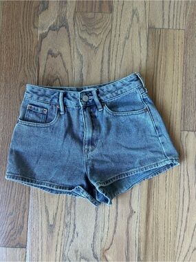 Women's PacSun High-Rise Denim Shorts - Classic Blue